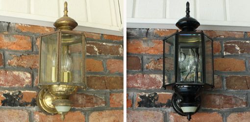 How to Paint Outdoor Light Fixtures | Today's Homeowner