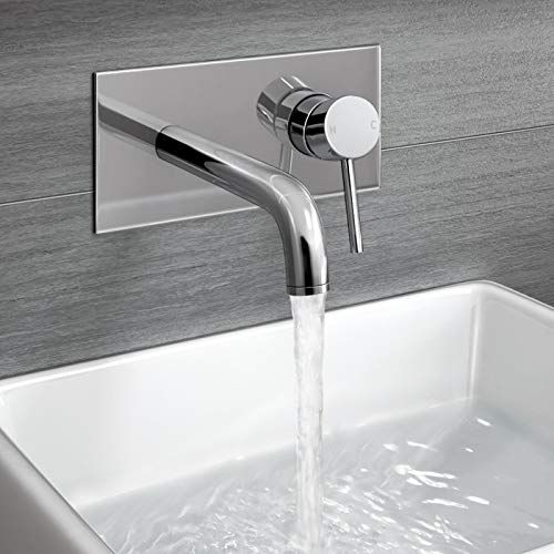 How to decorate your bathroom with wall   mounted basin taps bathroom
