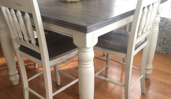 etsy counter height kitchen table
