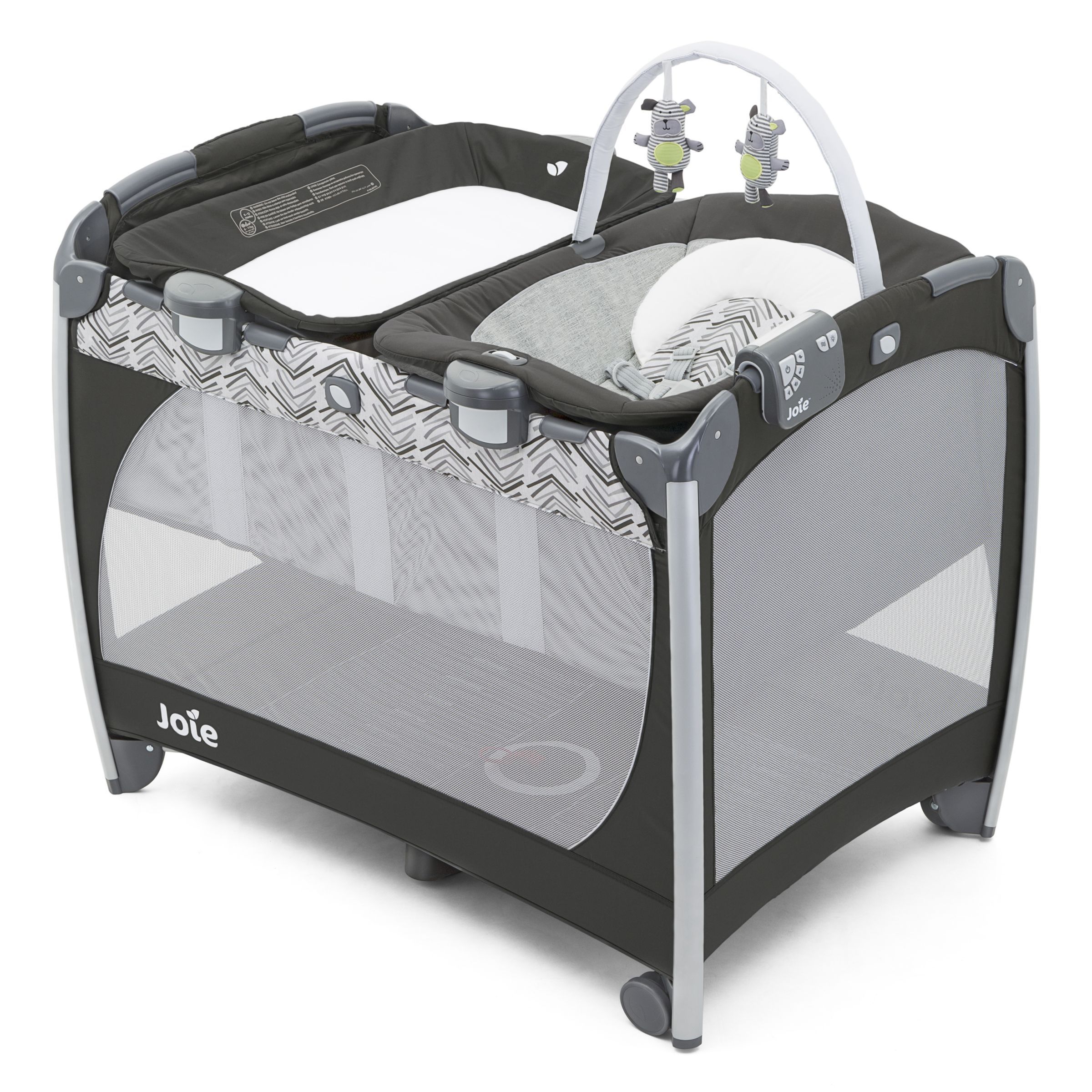 Joie Excursion Change & Bounce Travel Cot, Abstract Arrows