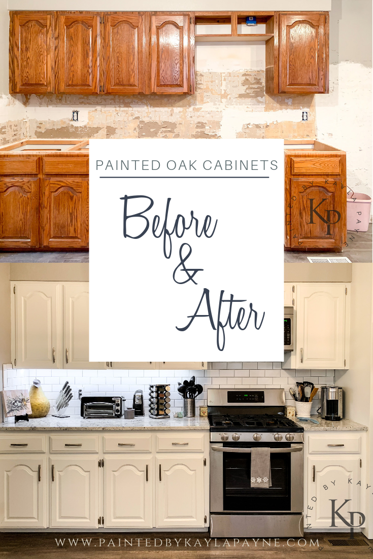 Kitchen Cabinets In Alabaster - Painted by Kayla Payne
