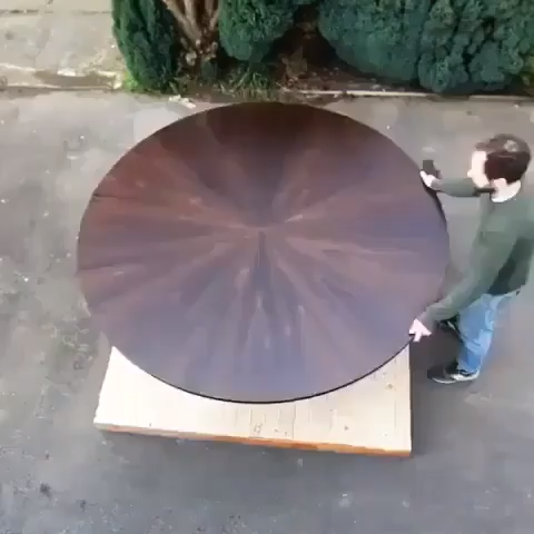 Large expanding dining table