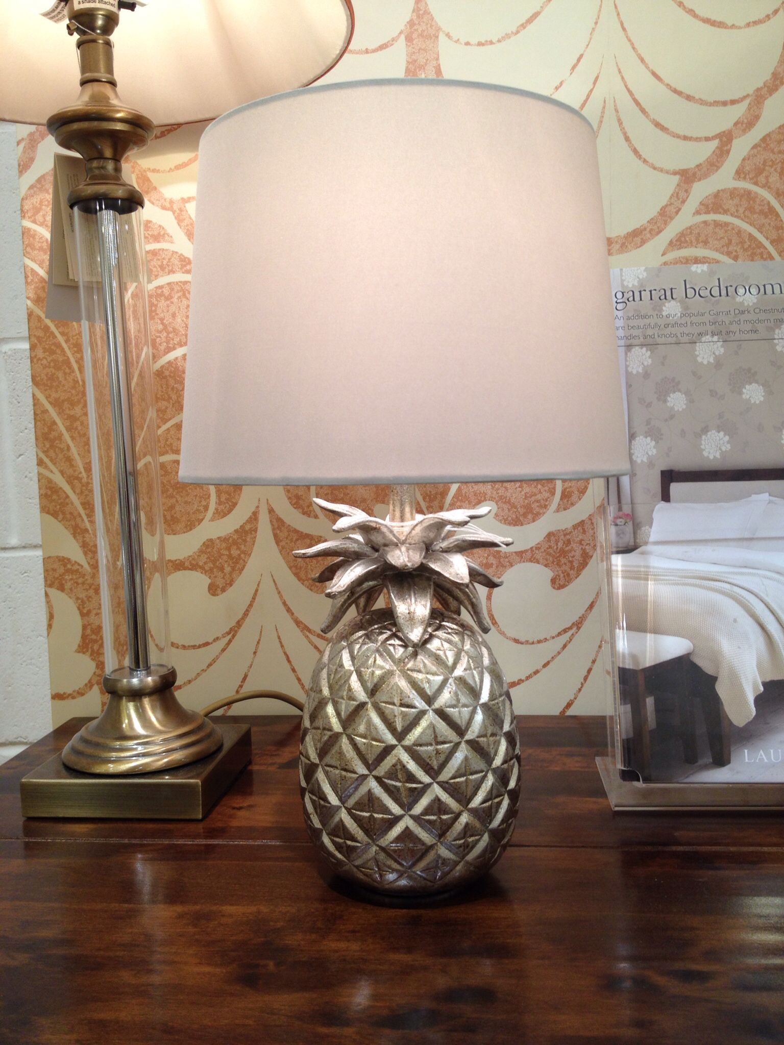 Laura Ashley pineapple lamp