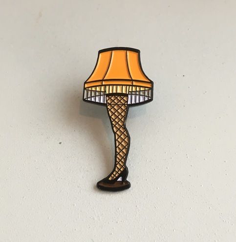 Leg Lamp Enamel Lapel Pin