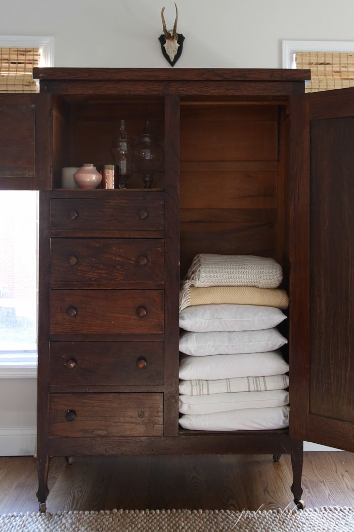 Linen Cabinet | Family Room Organization
