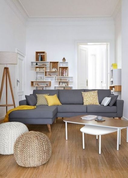 Living Room Decor Grey Sofa Pillows 54 Ideas