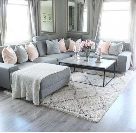 Living Room Rug Grey Couch Black White 68 Trendy Ideas