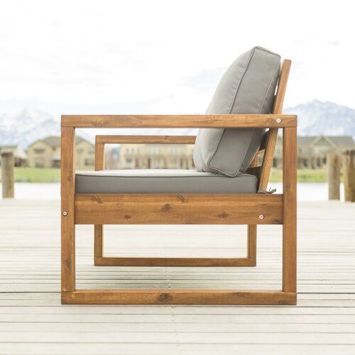 Lydon Patio Chair with Cushion and Ottoman