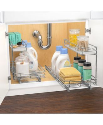 Lynk Professional Sink Cabinet Organizer with Pull Out 2 Tier Sliding Shelf & Reviews - Cleaning & Organization - Home - Macy's