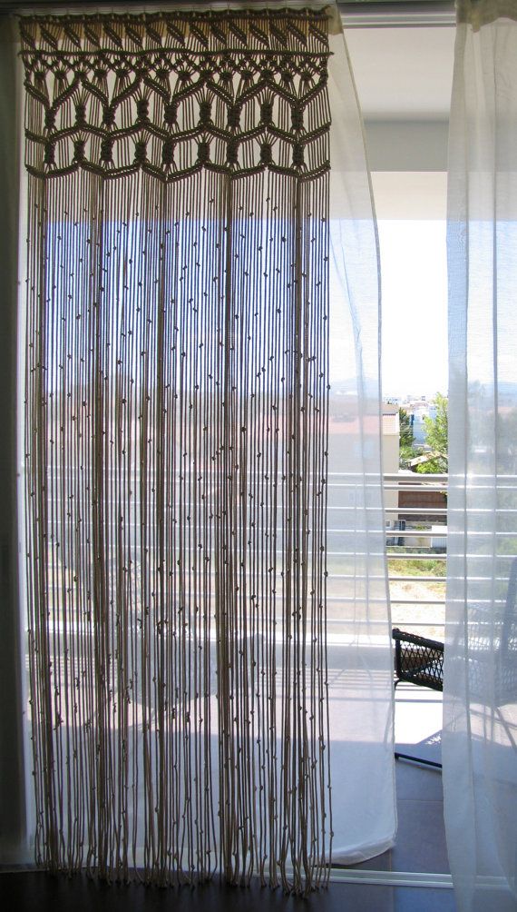 Macrame curtain large custom lace living Room curtain divider room wall hanging bohemian Hollywood decor large macrame wedding backdrop
