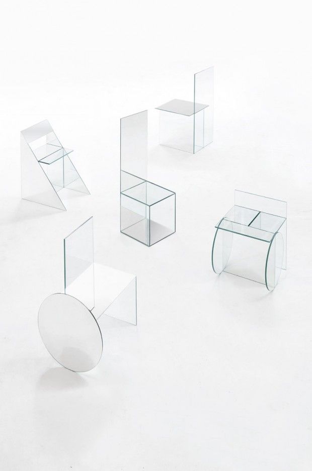 Mobilier en verre et miroir par Guillermo Santomà - Journal du Design