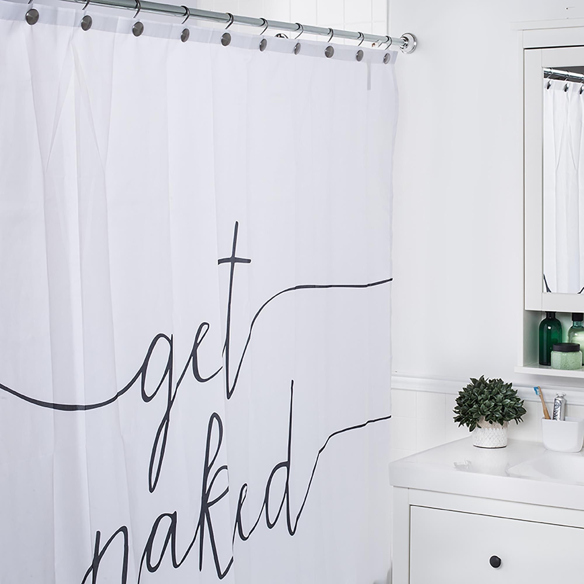 Moda At Home Polyester ‘Get Naked’ Shower Curtain – pickndecor.com/furniture