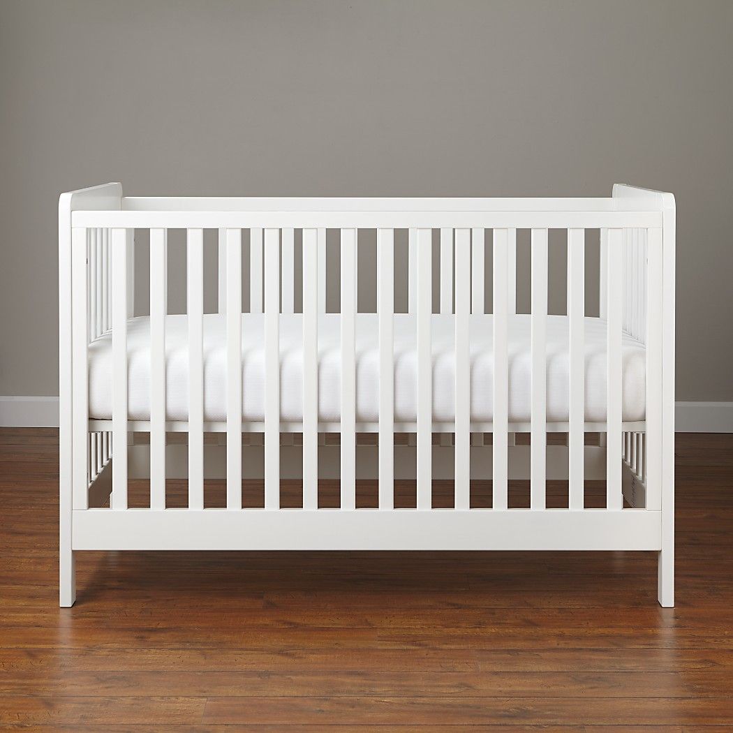 Modern Wooden Carousel Baby Crib (White) | Crate and Barrel