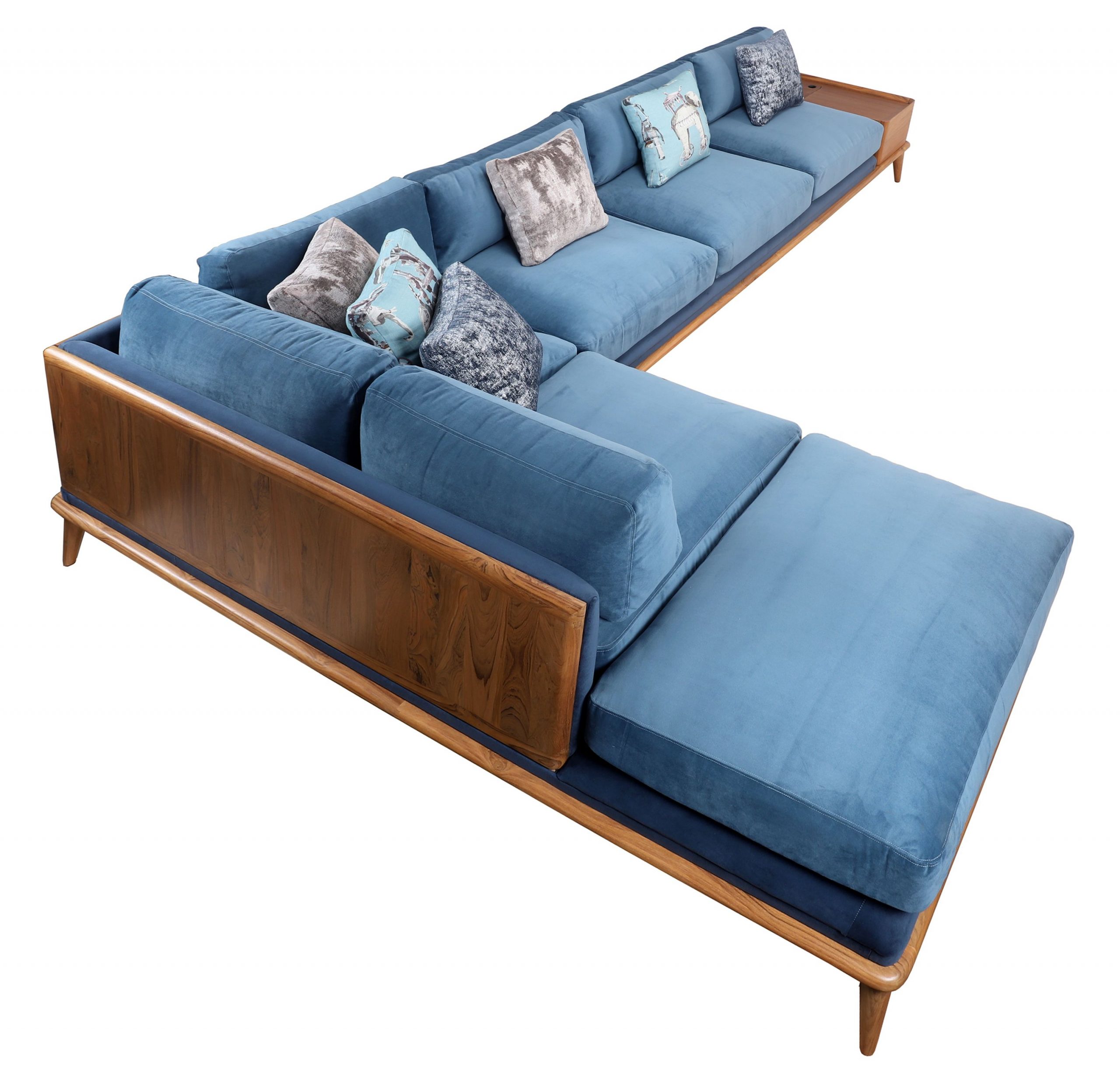 Mysig – L Shaped Sofa: A Round Edged Sofa – Contemporary Sofas & Sectionals – Dering Hall