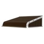 NuImage Awnings 3 ft. 1500 Series Door Canopy Aluminum Awning (12 in. H x 42 in. D) in Brown-K150703620 - The Home Depot