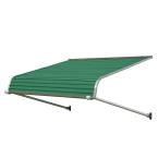 NuImage Awnings 3.33 ft. 1100 Series Door Canopy Aluminum Awning (21 in. H x 60 in. D) in Fern Green-K111004023 - The Home Depot