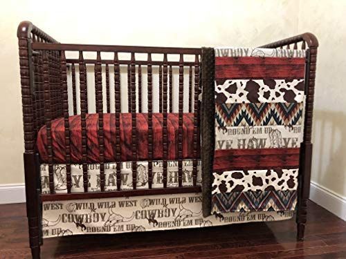 Nursery Bedding, Cowboy Crib Bedding Set - Western Crib Bedding, Rodeo Baby Bedding, Boy Baby Bedding - Baby Wear