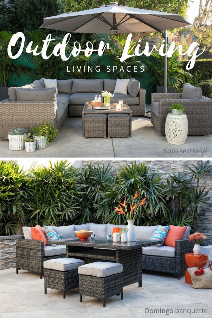 Outdoor lounge furniture - transform your outdoor space into an oasis with new, ...