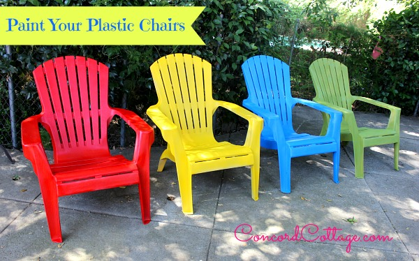 Paint Your Plastic Chairs