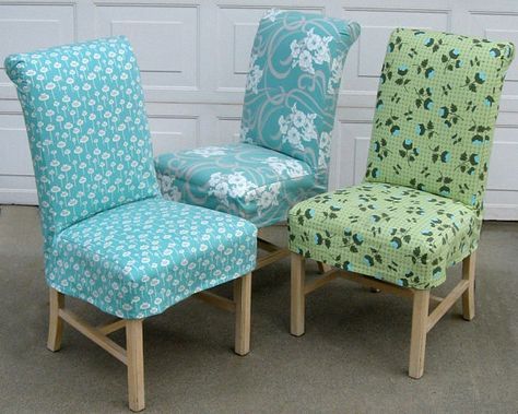 Parsons Chair Slipcover PDF format Sewing Pattern Tutorial