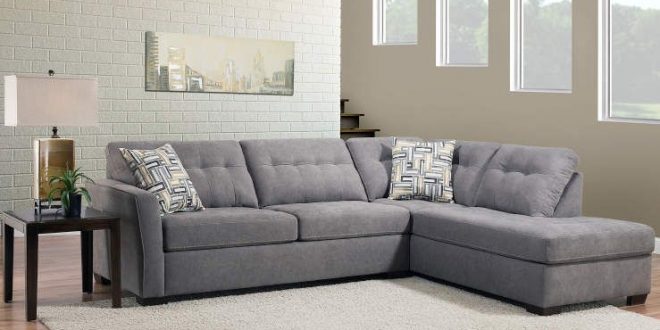 pasadena gray living room sectional