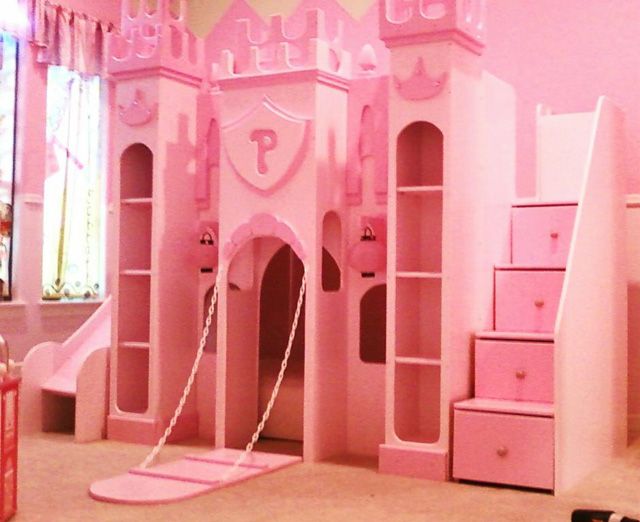 Pink Princess Bunk Bed