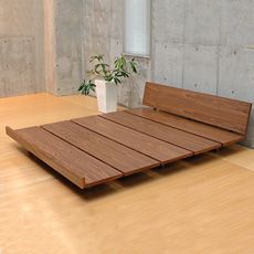 Plank style in a ZEN low/platform bed! – https://pickndecor.com/interior