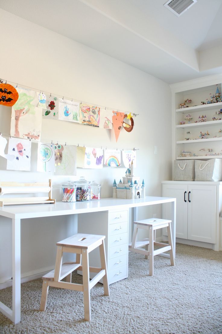 Playroom Makeover with Built Ins - Crazy Wonderful