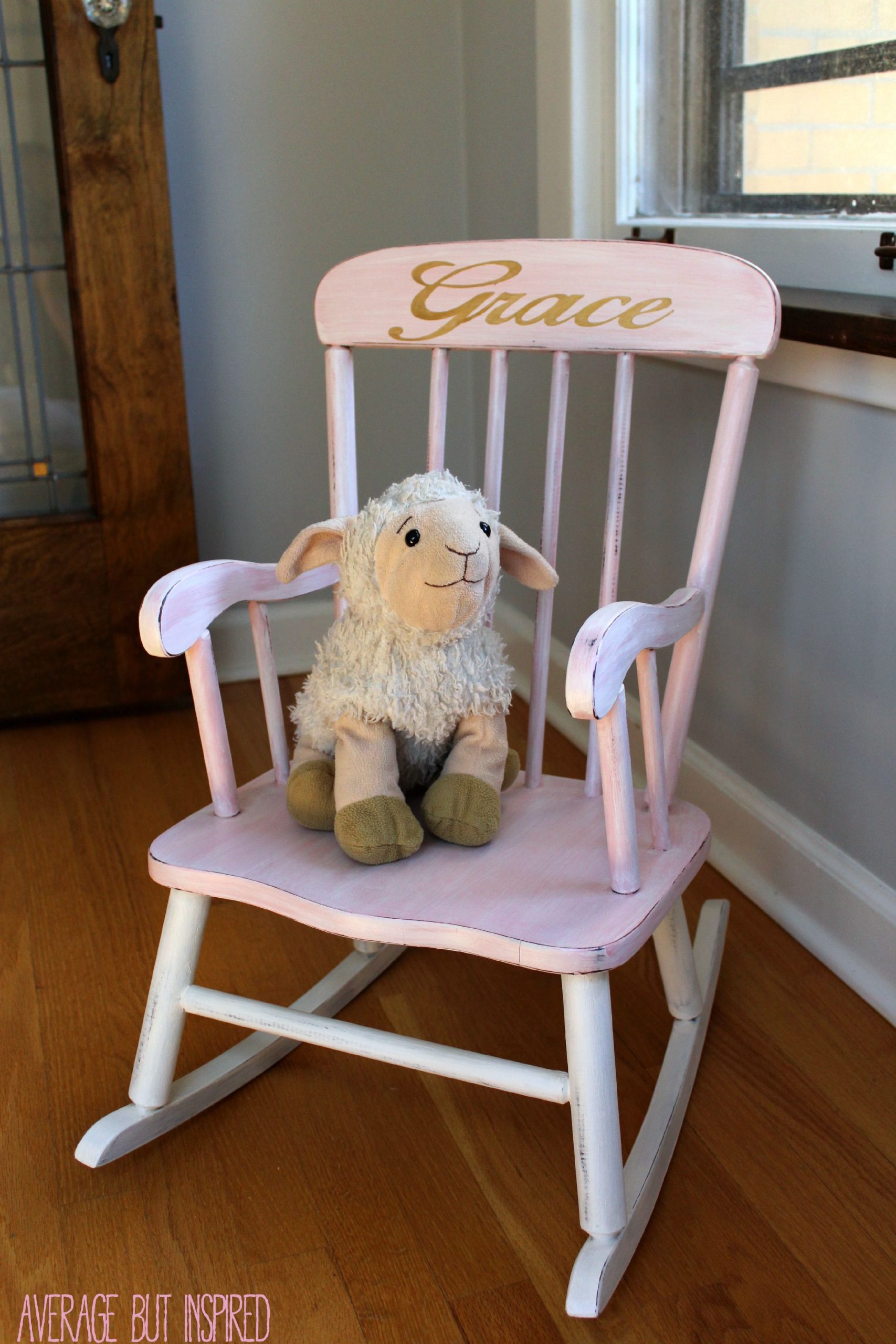 Pretty Painted Rocking Chair – A Beautiful Baby Gift