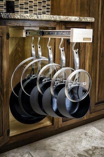 Pull Out Kitchen Cabinet Organizer for Pots, Pans and Lids -CRYSTAL L&D-  | eBay