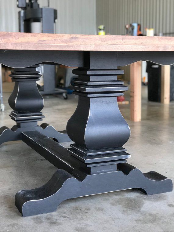 Restoration Hardware Inspired Trestle Dining Table Leg