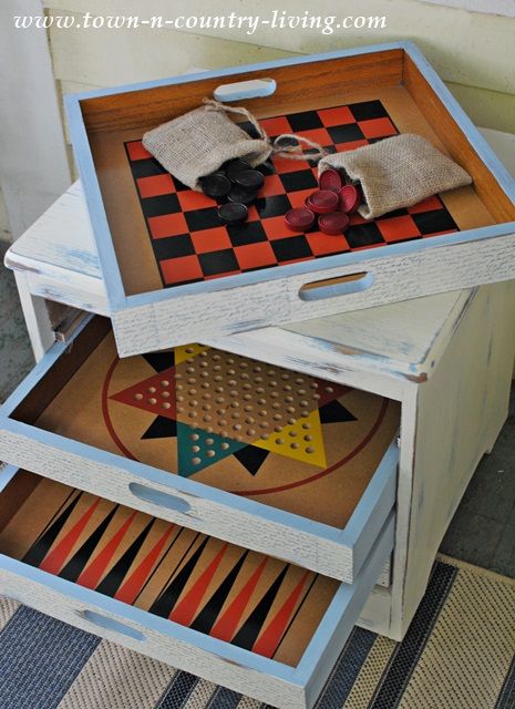 Roadside Rescue Game Table - Town & Country Living