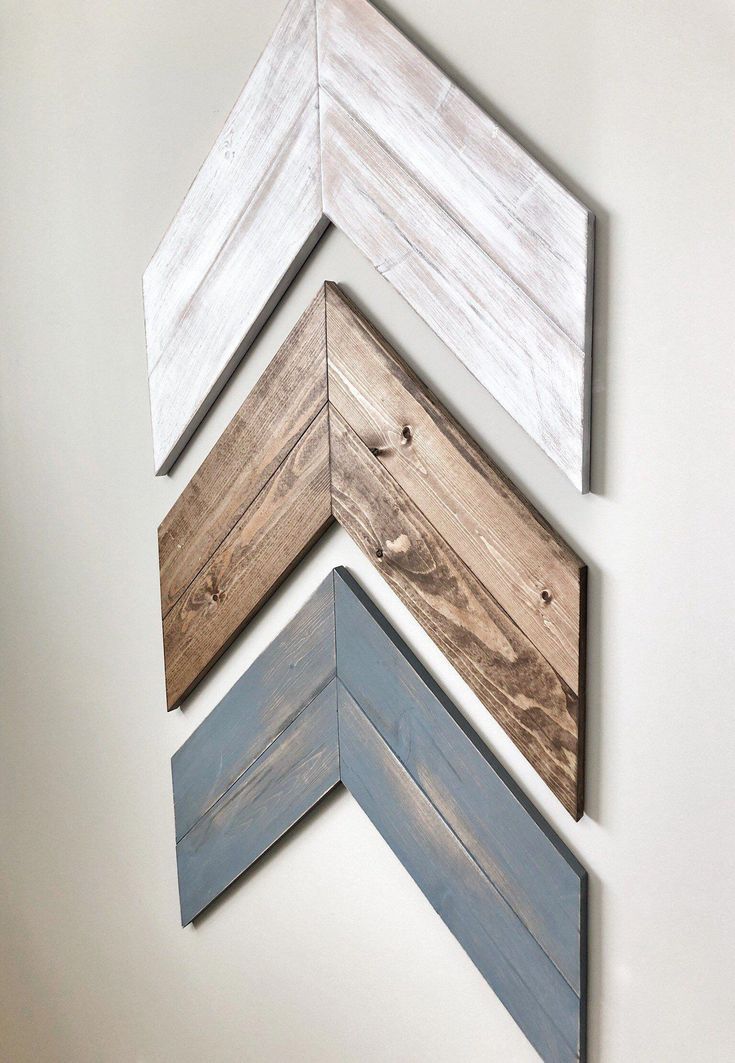 Set of 3 Large Reclaimed Wood Chevron Arrows, Huge Chevron Arrows, Rustic Wood Wall Decor, Rustic Nursery Wall Decor Arrows, FREE SHIPPING