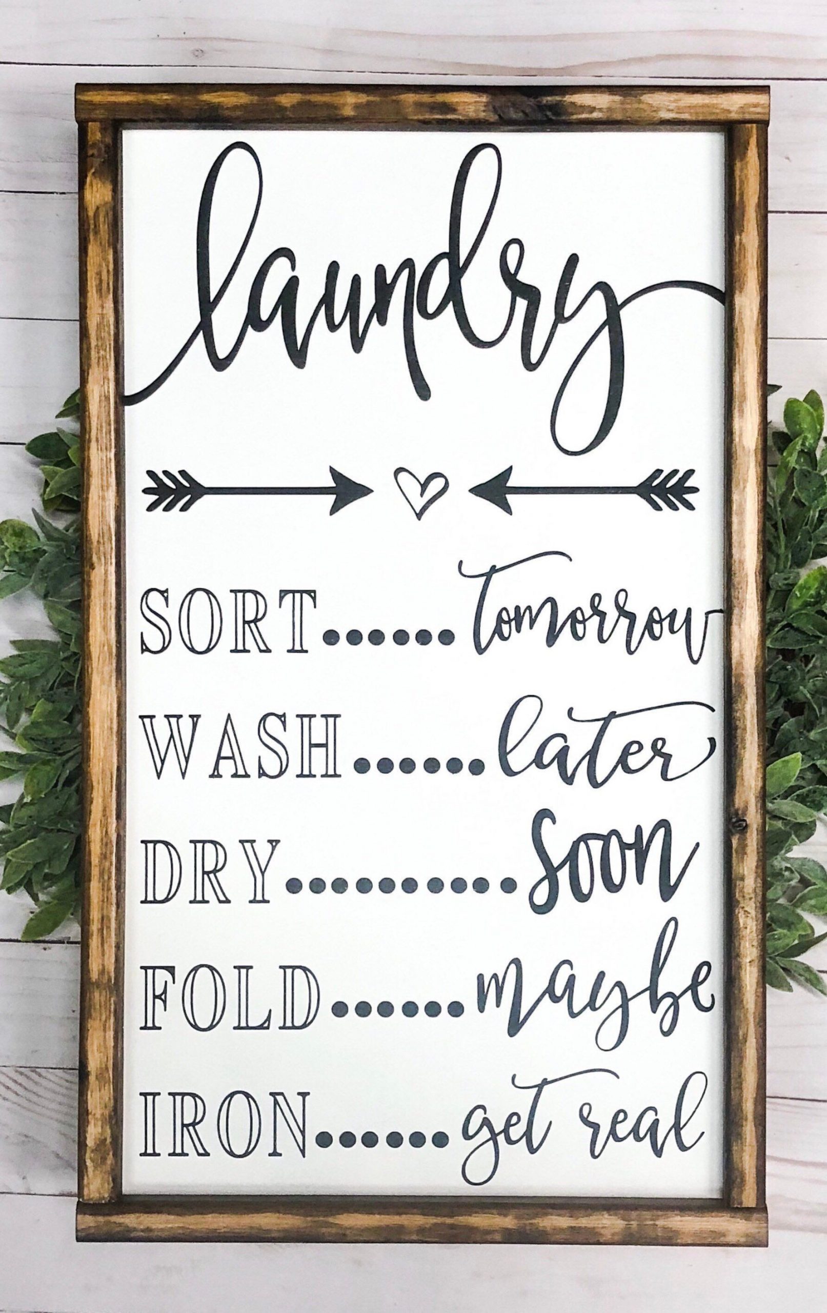 Signs With Quotes | Farmhouse Decor | Laundry Room Decor | Farmhouse Signs | Funny Signs | Signs For Home