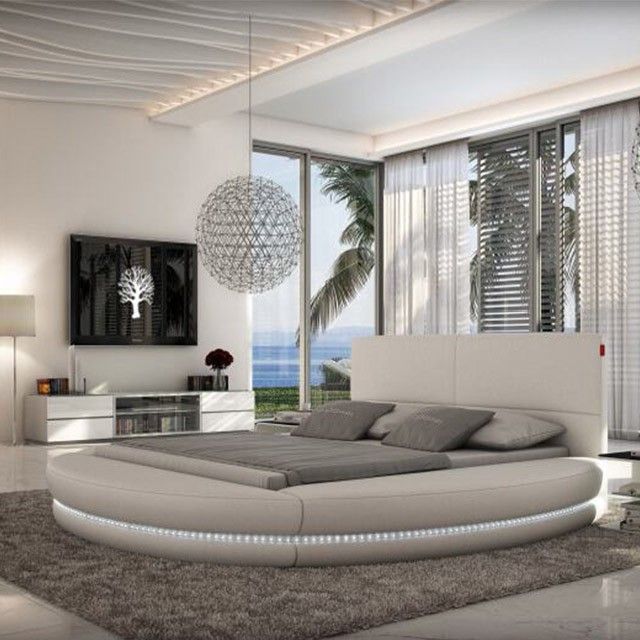 Source new design home furniture bedroom tatami bed set design with music led li…