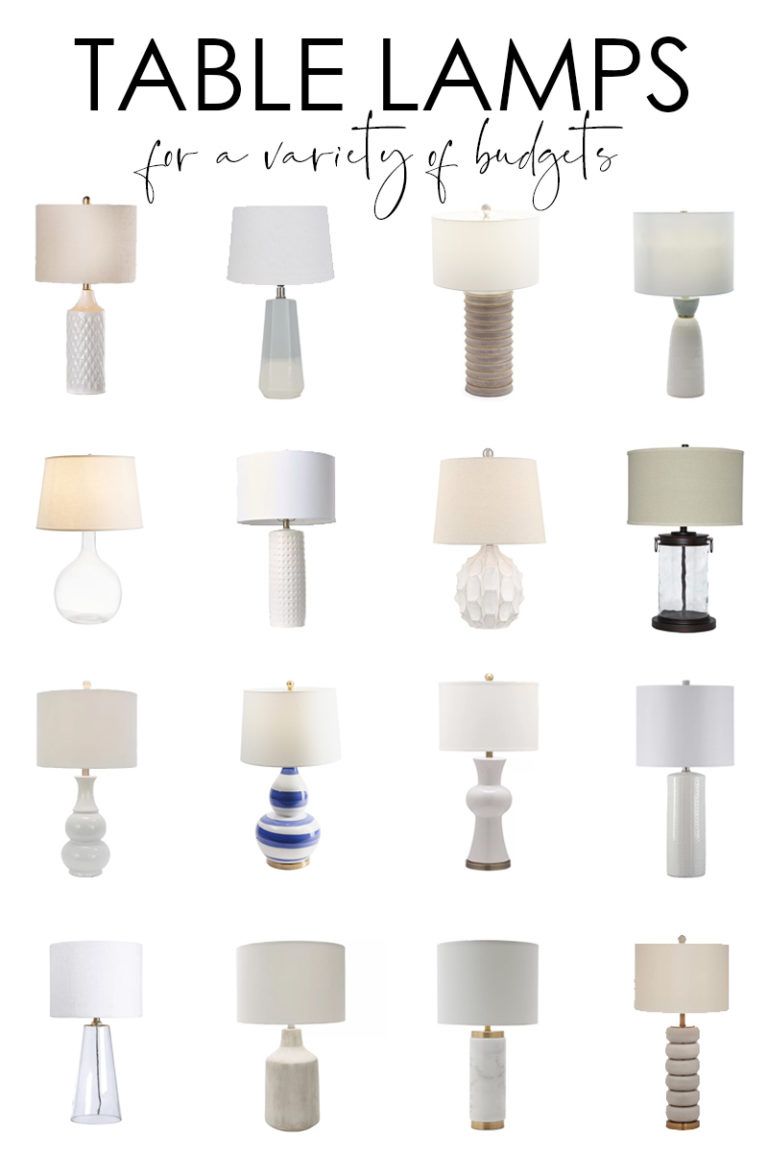 Stylish Table Lamps for All Budgets
