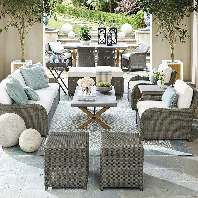 Suzanne Kasler Versailles Lounge Chair with Cushions | Ballard Designs