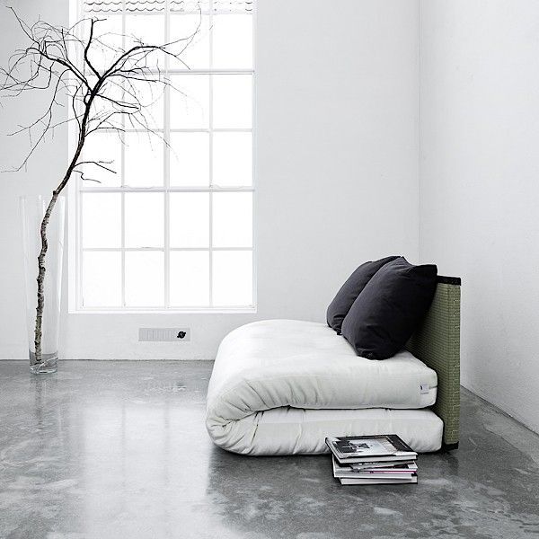 TATAMI SOFA BED: Futon + 2 Back Cushions + Tatami, really a good deal!