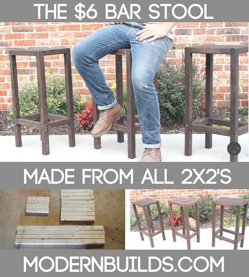 THE $6 BAR STOOL — Modern Builds