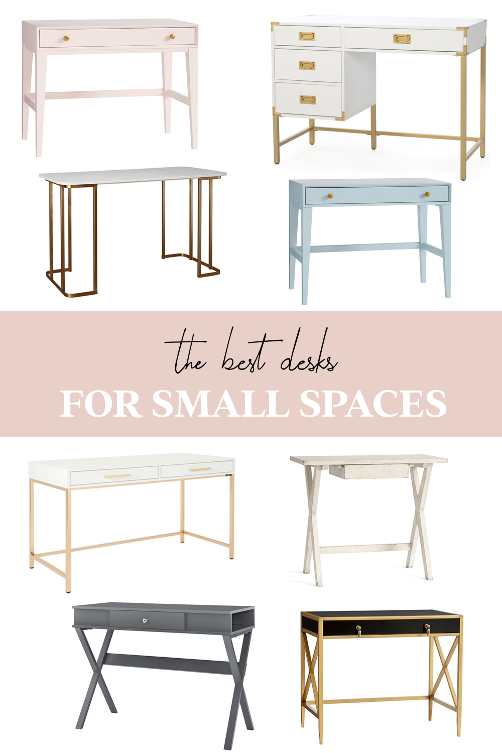 The Best Desks for Small Spaces – Money Can Buy Lipstick