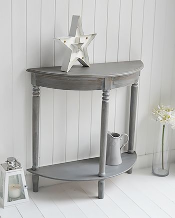 The White Lighthouse grey console and sofa tables for your living room and hallw…