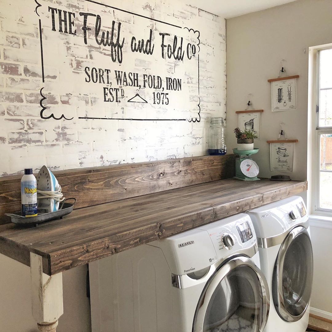 This Hand Painted Home on Instagram: “Love the way our laundry room project came out 😍 What is your favorite project in your home? ALSO- Don’t forget that there is a sale going…”