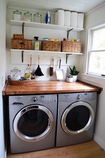 Tiny Laundry Room Inspiration