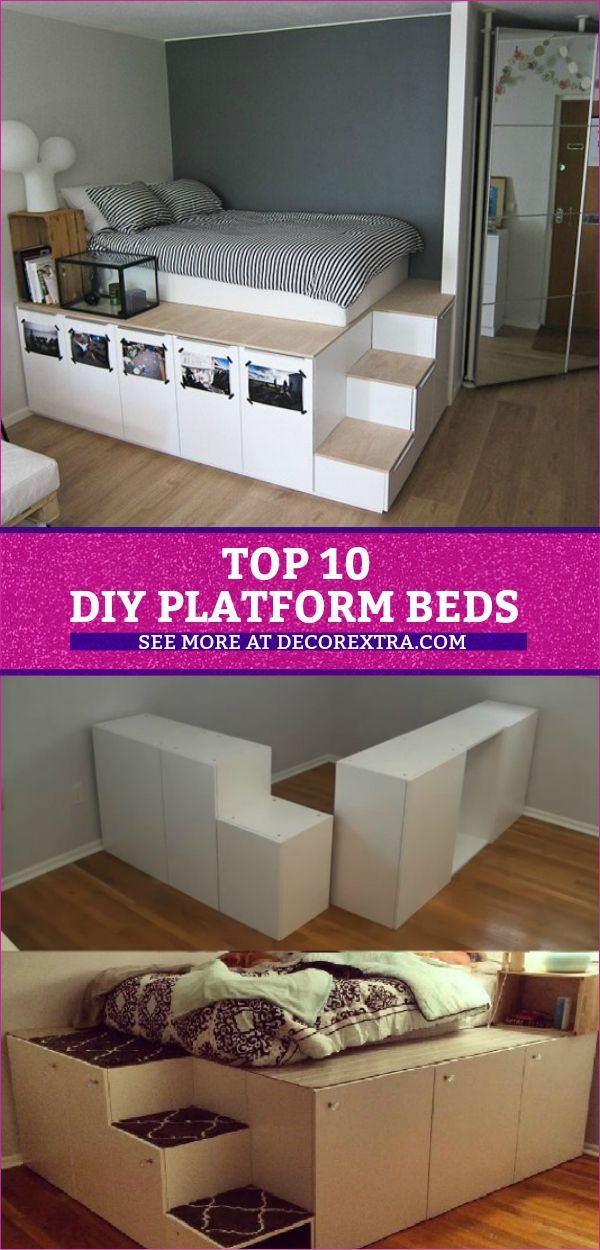 Top 10 DIY Platform Beds, Place Your Bed On A Raised Platform