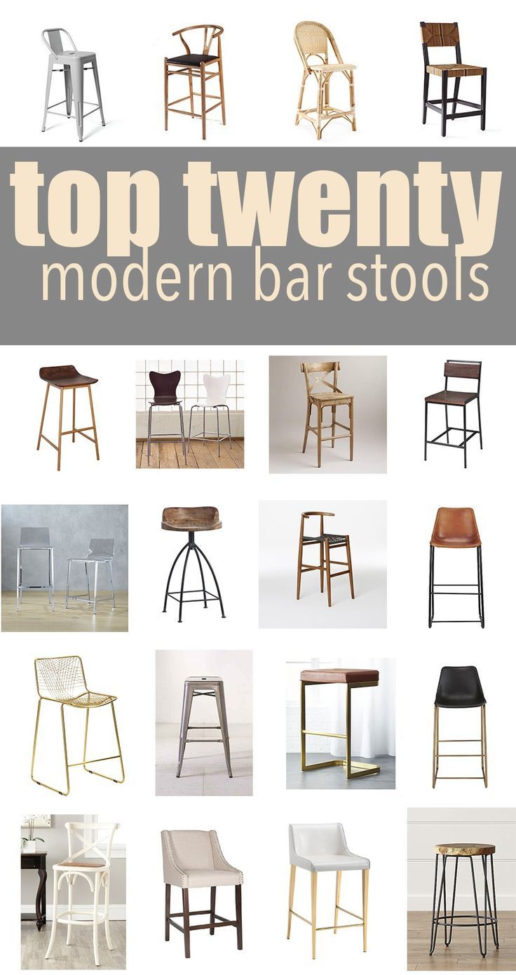 Top 20 Modern Kitchen Bar Stools | CC and Mike | Lifestyle and Design Blog