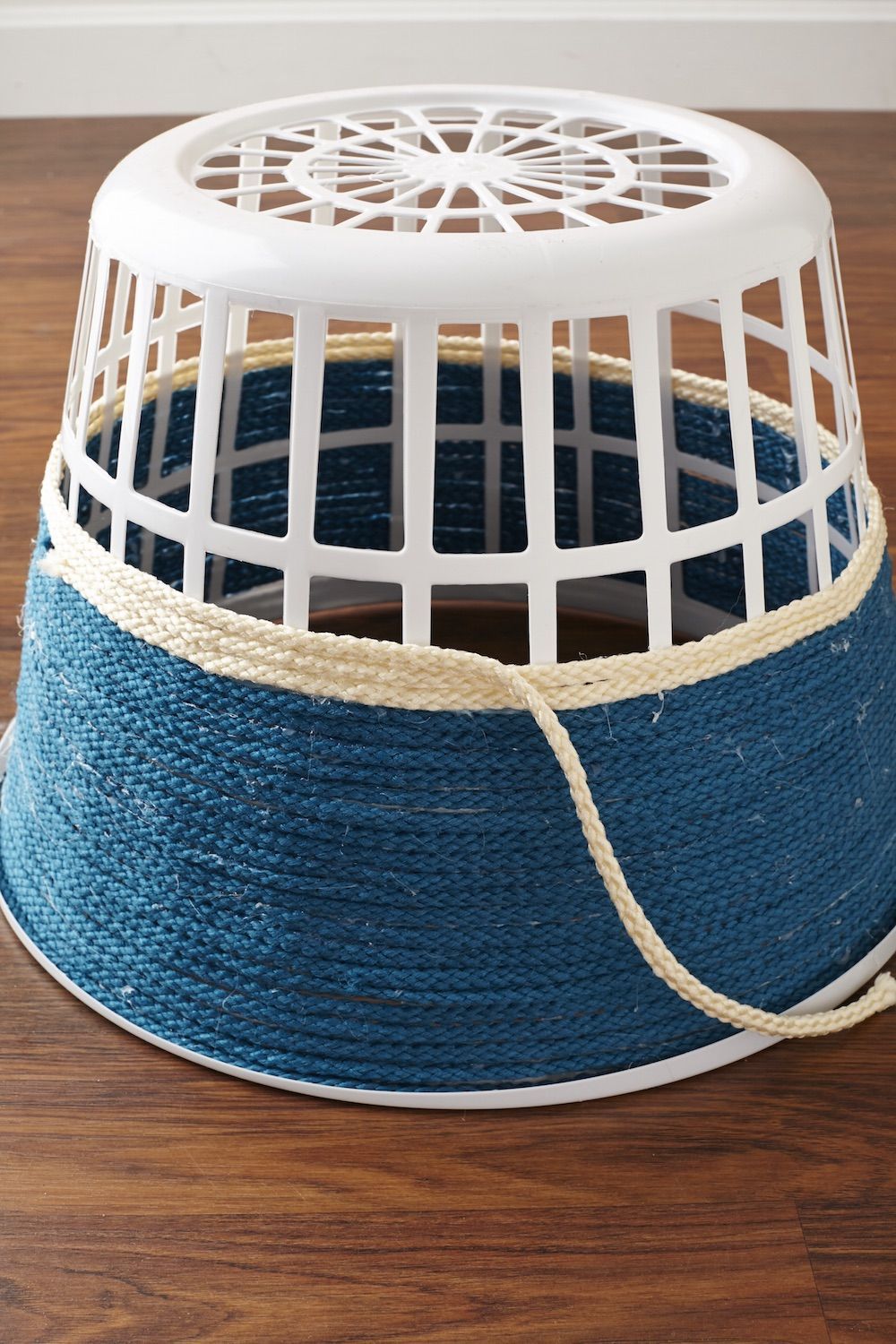 Turn That Ugly AF Laundry Basket Into Pretty Decor In 3 Easy Steps