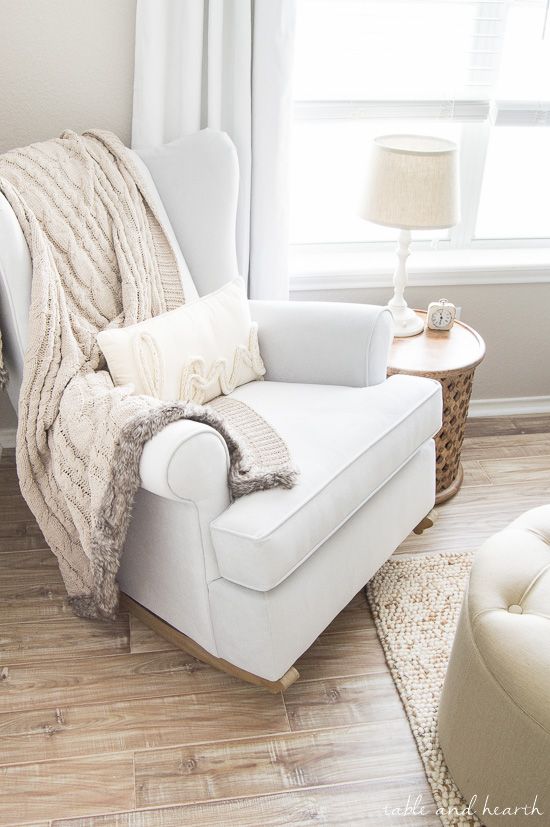 Weathered and Neutral Coastal Nursery Update | Table and Hearth