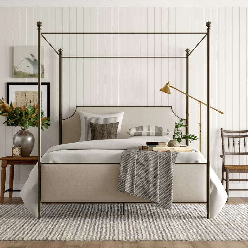 Williston Upholstered Canopy Bed