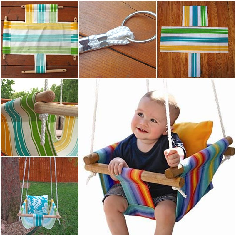 Wonderful DIY Hammock Type Baby Swing