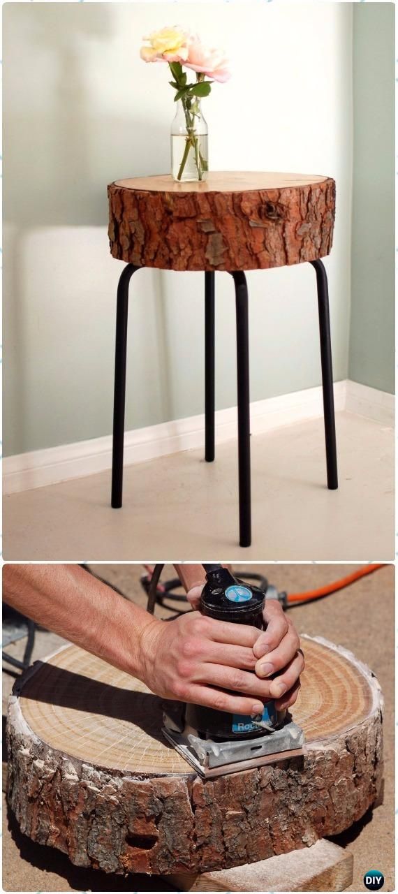 Wood Logs and Stumps DIY Ideas Projects & Furniture Instructions